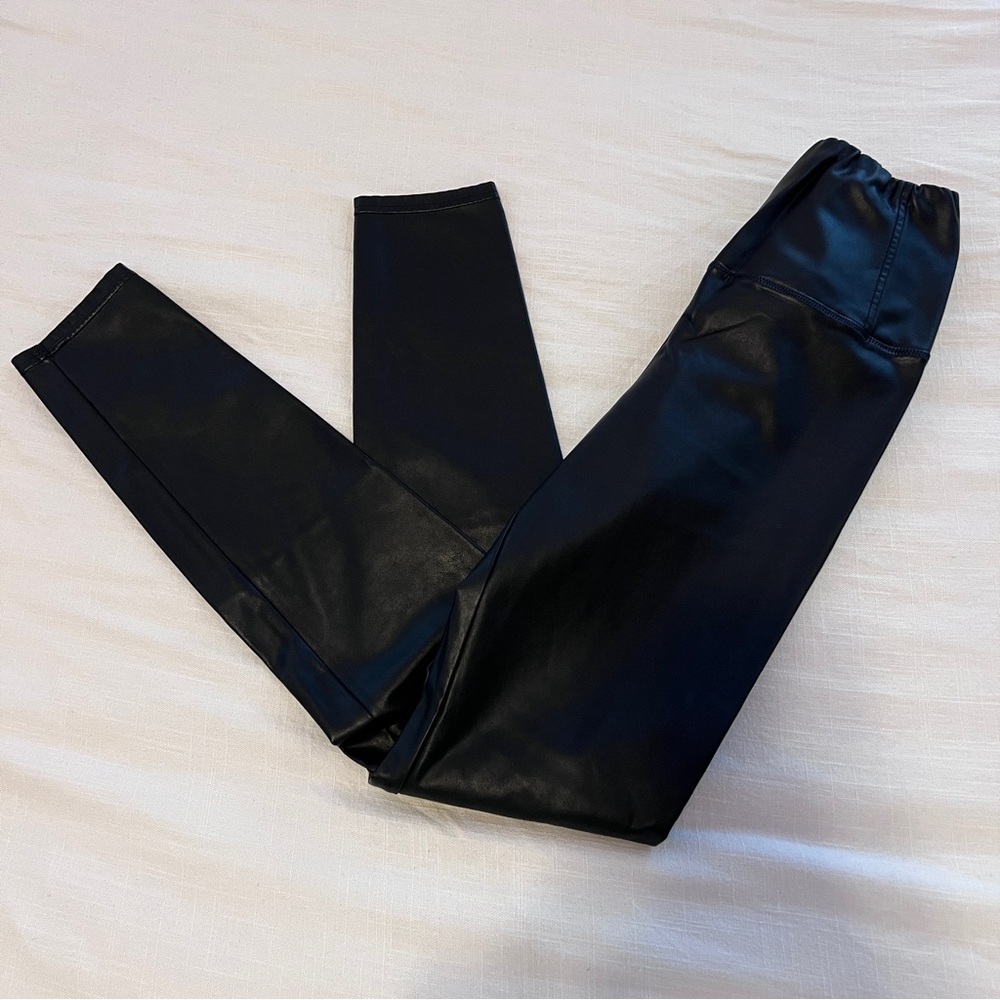 Aritzia Wilfred Leather Leggings